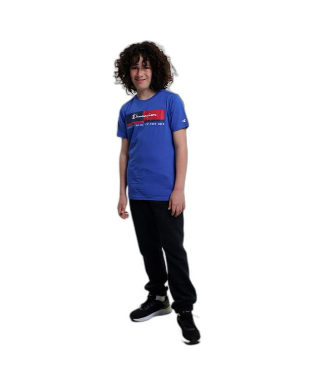 T-shirt Champion Crewneck Boy Blue