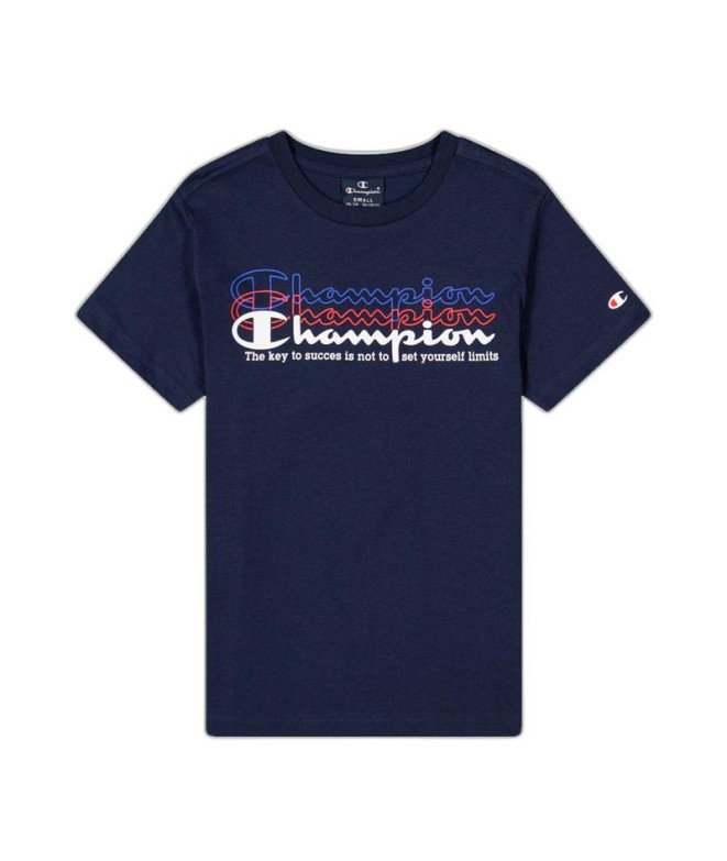 T-shirt Champion Crewneck Boy Blue