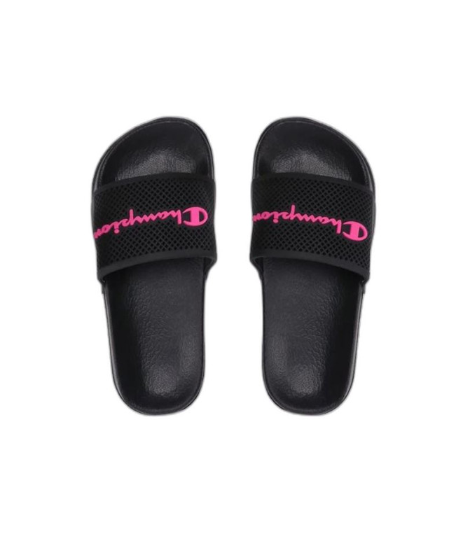 Chanclas Champion Slide Daytona G Ps Negro Niña