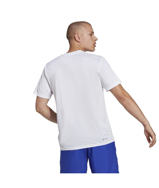 Camiseta de Fitness adidas Tr-Es Base T Branco...