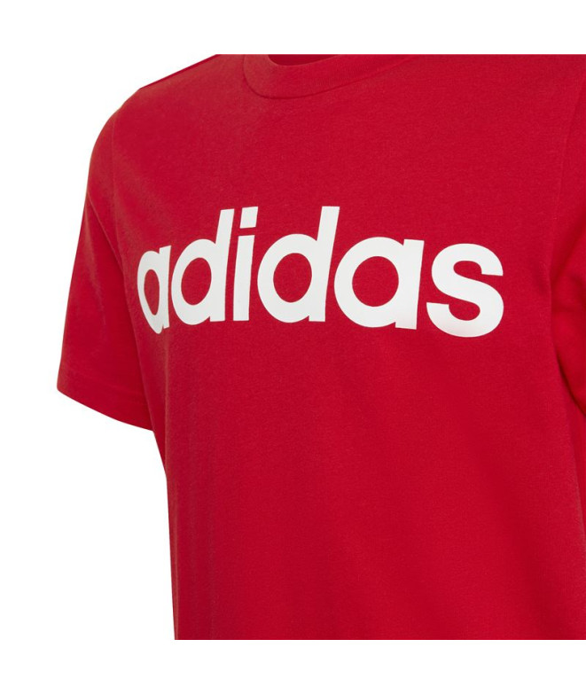 Camiseta adidas Lin Roja Infantil