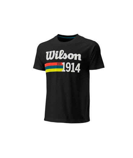 T-shirt Wilson Script 14 preto