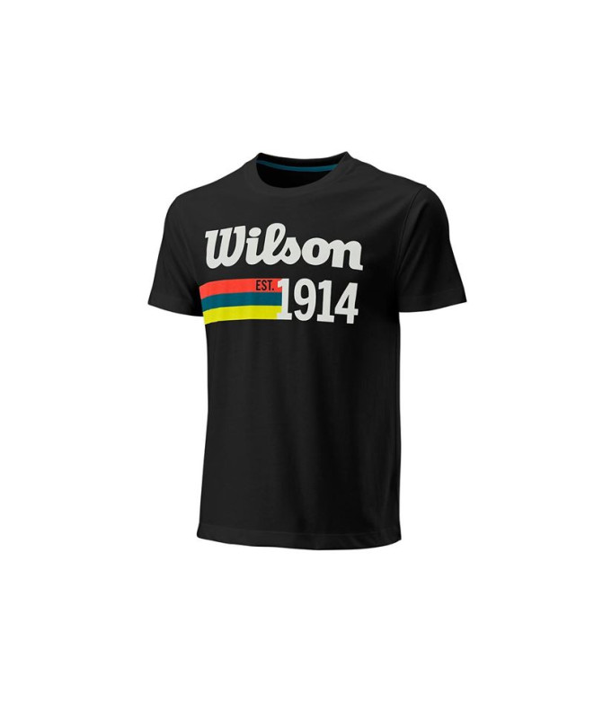 T-shirt Wilson Script 14 preto