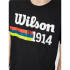 T-shirt Wilson Script 14 preto