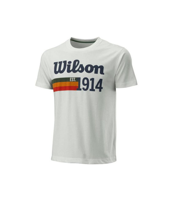 T-shirt Wilson Script 14 blanc