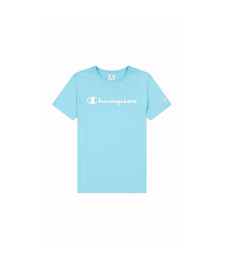 T-shirt Champion Crewneck Femmes Bleu