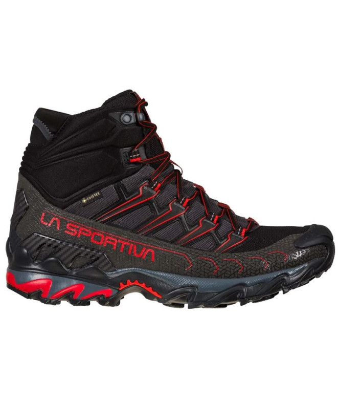 Sapatilhas de Trail Running La Sportiva Ultra Raptor II Mid Gtx Preto/Goji Man