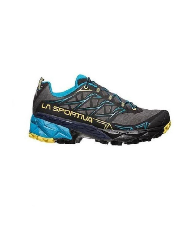 Trail Running Chaussures La Sportiva Akyra Carbon/Tropic Blue Hommes