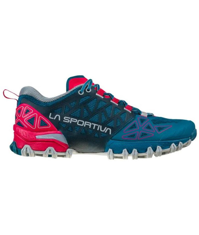 Sapatilhas de trail running La Sportiva Bushido II Ink/Love Potion para mulher