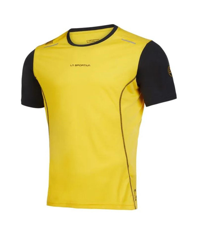 Top de running La Sportiva Tracer Yellow Homme