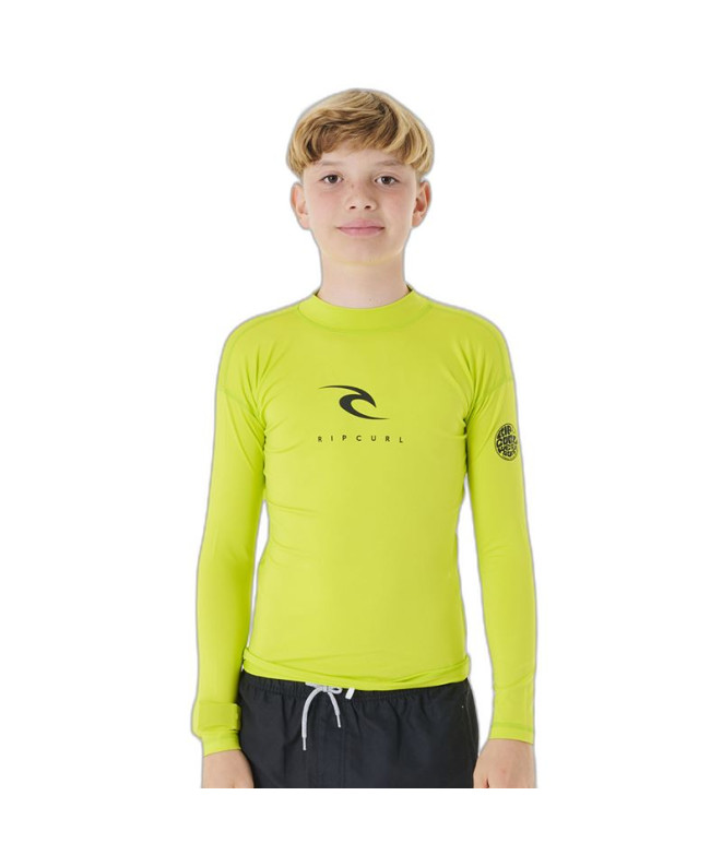 Camisola de surf Rip Curl Corps L/S Rash Vest Rapazes