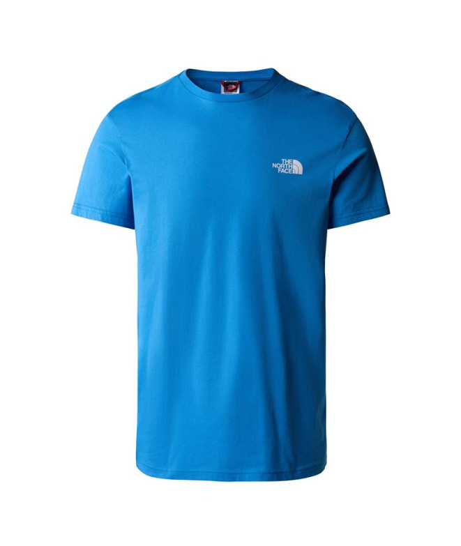 Mountain T-Shirt The North Face Simple Dome Hommes Bleu