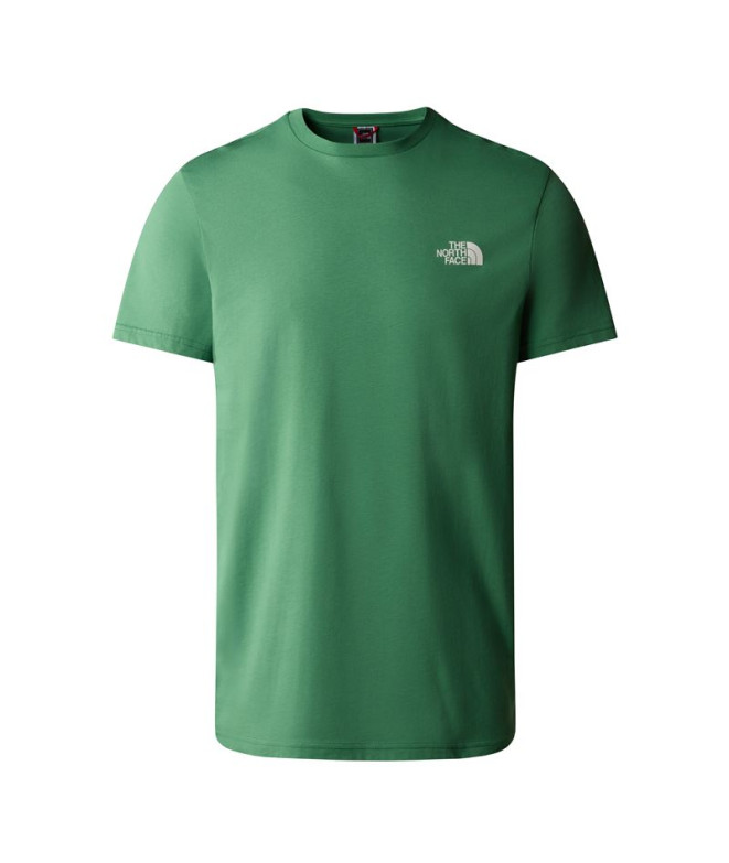 Camiseta de Montaña The North Face Simple Dome Verde Hombre
