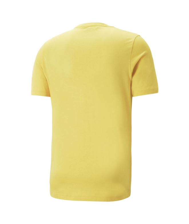 T-shirt Homme Puma Essentials+ 2 Col Logo Jaune