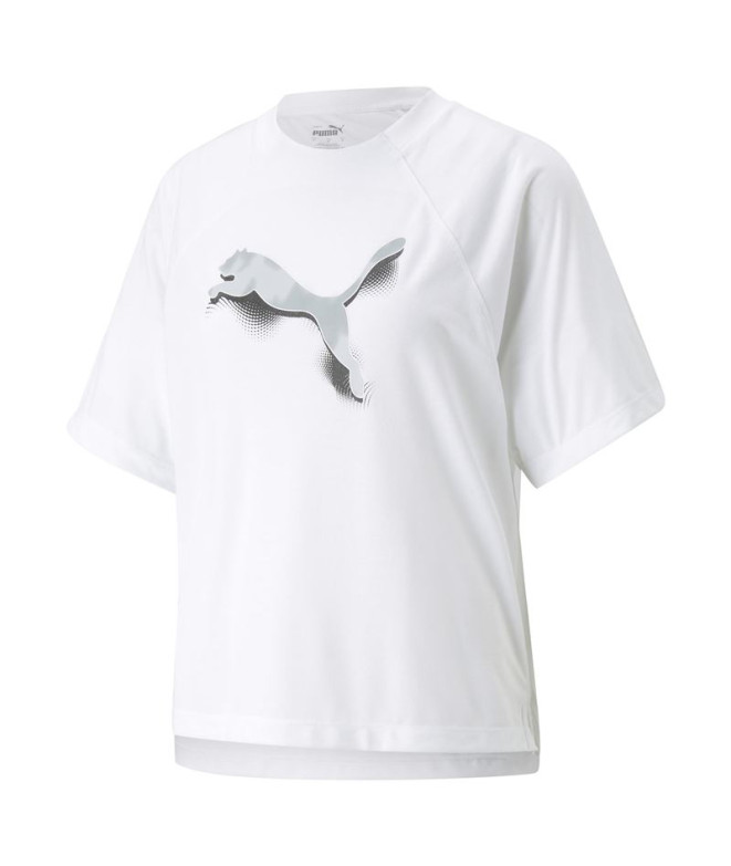T-Shirt Puma Modernoversi para mulher Branco