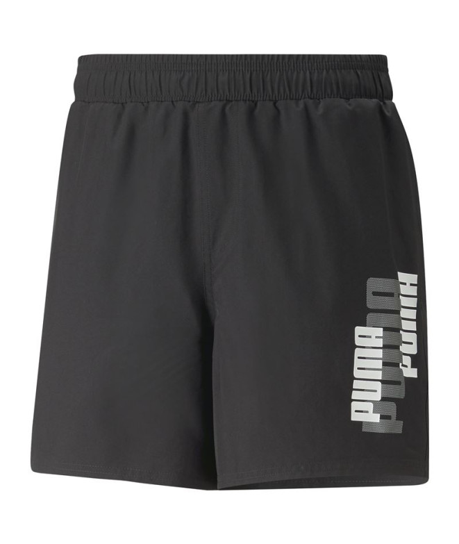 Calças Puma Essentials+ Logo Power para homem Preto