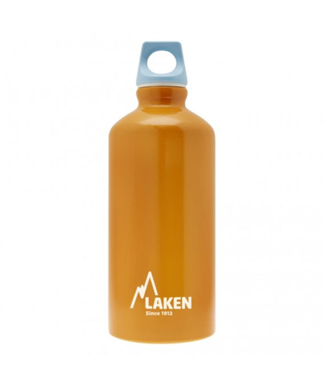 Bouteillebouchon Aluminium Futura 0,6 L.- bleu -Orange