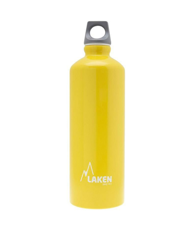 Futura Aluminium Bottle 0,75 L.-Grey cap -Yellow Bot.