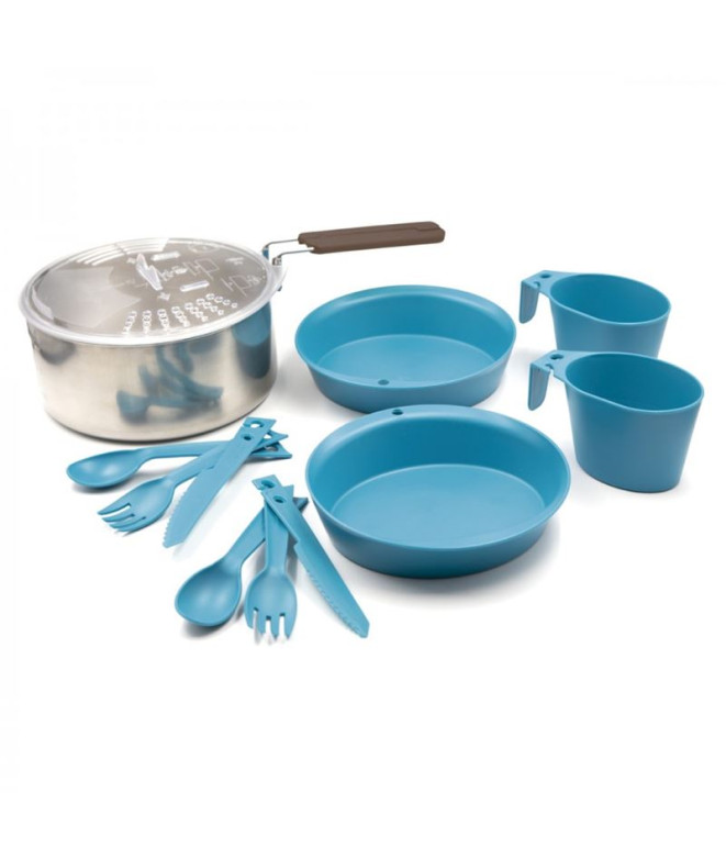 Laken Bateria em aço inoxidável.