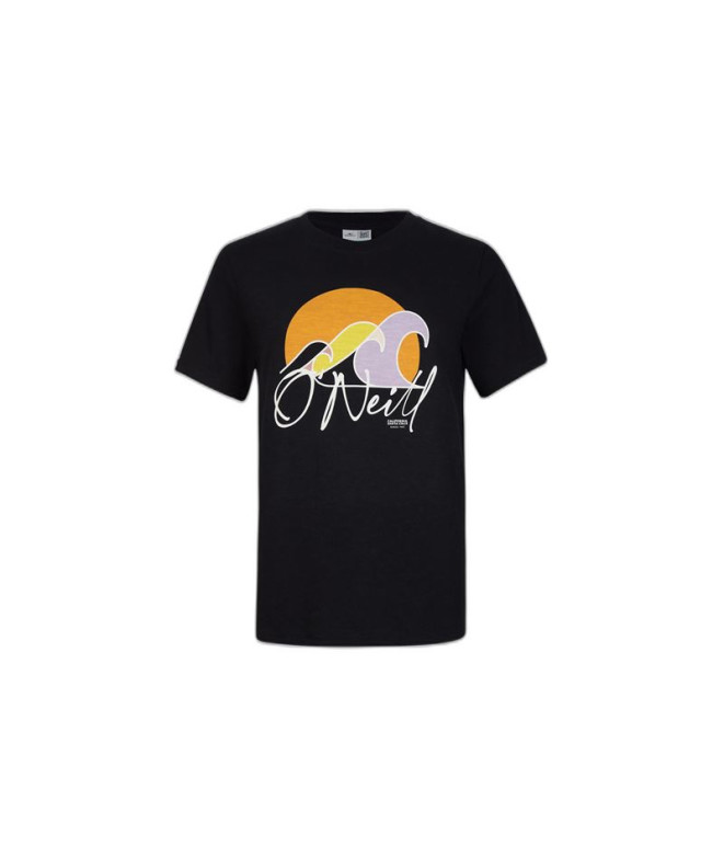 T-shirt O'Neill Luano Graphic Women Preto