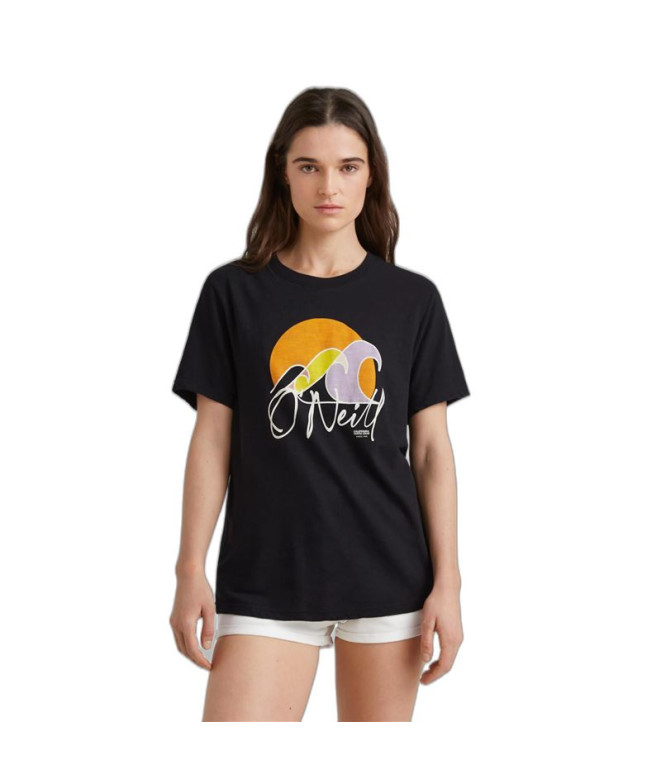 T-shirt O'Neill Luano Graphic Women Preto