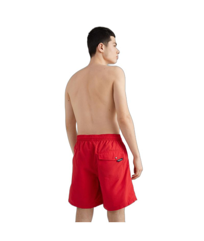 Maillot de bain O'Neill Vert Swim 16" Homme Rouge