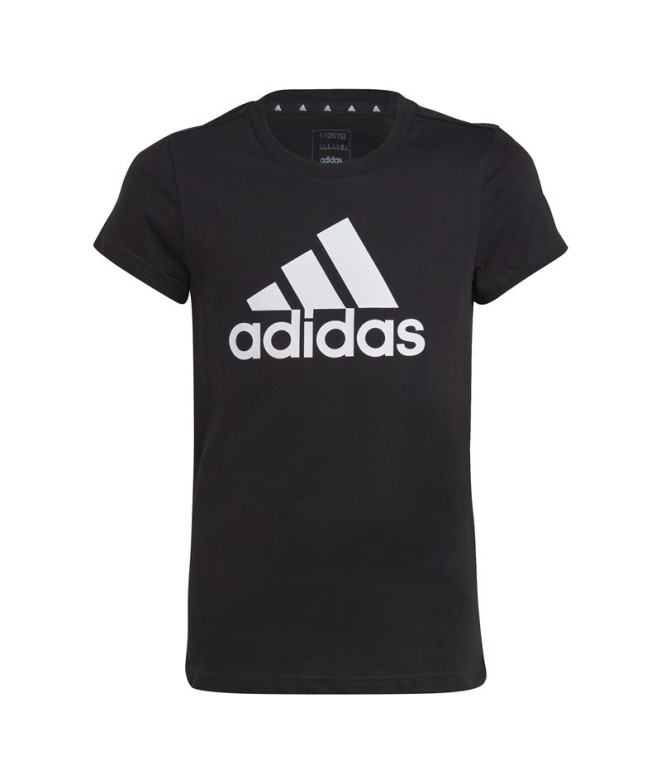 T-shirt adidas Essentials Big Logo Black Girl's T-Shirt