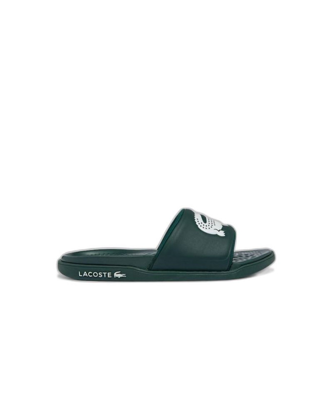 Flip Flops Lacoste Croco Dualiste Synthetic Logo Strap Green Men's