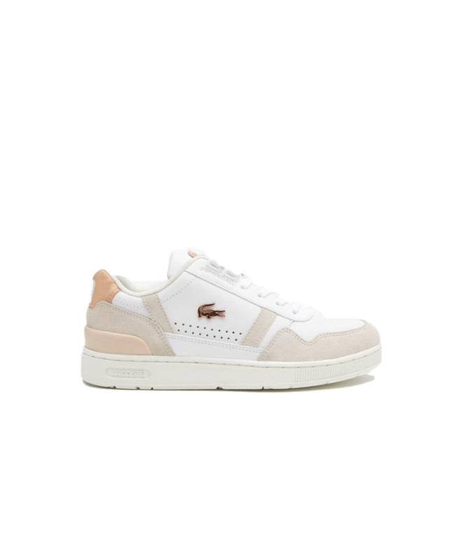 Chaussures Lacoste T-Clip Synthetic White Women's Chaussures