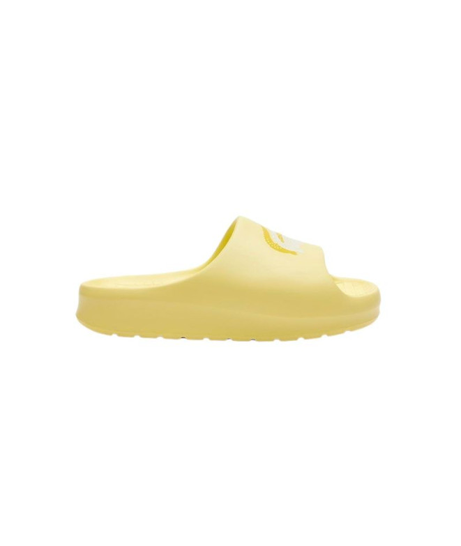 Tongs Lacoste Serve 2.0 Evo Synthétique Colour Block Jaune Femmes