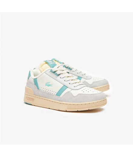 Chaussures Lacoste T-Clip Leather Colour Pop Women's White 2