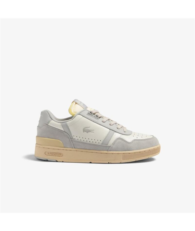 Zapatillas Lacoste T-Clip Leather Tonal Blanco...