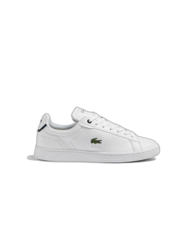 Chaussures Lacoste Carnaby Pro BL Cuir Tonal Blanc Chaussures Hommes
