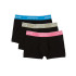 Slip Lacoste 3PK Ceinture Contraste Noir Homme
