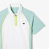 Polo Lacoste Sport com fecho de correr e carcela contrastante Ténis branco para homem