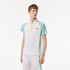 Polo Lacoste Sport com fecho de correr e carcela contrastante Ténis branco para homem