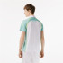 Polo Lacoste Sport com fecho de correr e carcela contrastante Ténis branco para homem