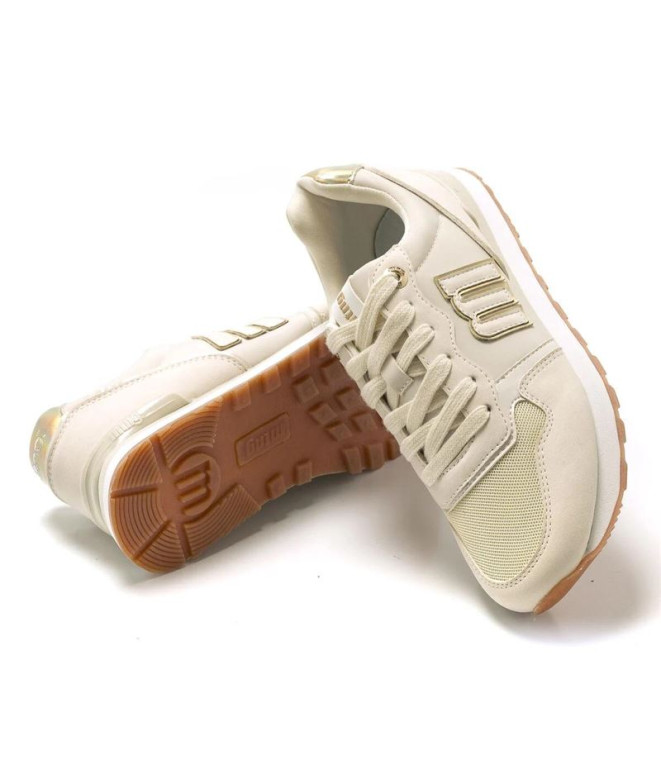 Zapatillas Mustang Attitude Paty Crudo Mujer