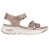 Chaussures Skechers Arch Fit - Fresh Blo Femme Taupe Webbing/Pink Neoprene