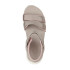 Chaussures Skechers Arch Fit - Fresh Blo Femme Taupe Webbing/Pink Neoprene