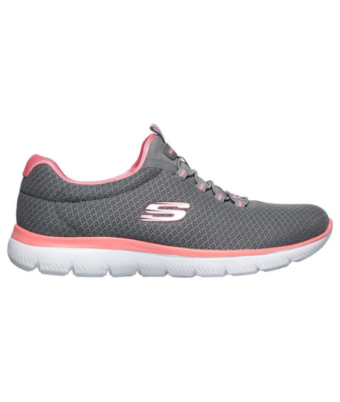 Sapatilhas Skechers Summits Cinza para mulheres