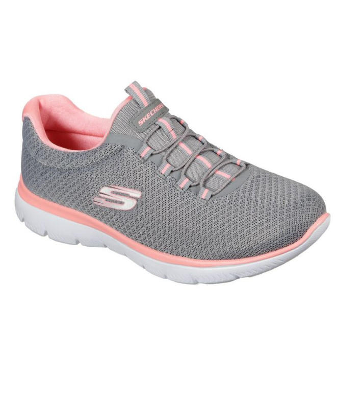 Zapatillas Skechers Summits Mujer Gris
