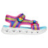 Sandálias Skechers Luzes do coração - Miss V Girl Pink