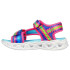 Sandálias Skechers Luzes do coração - Miss V Girl Pink