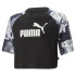 T-Shirt Puma Ess+ Street Art Ragl para rapariga Preto