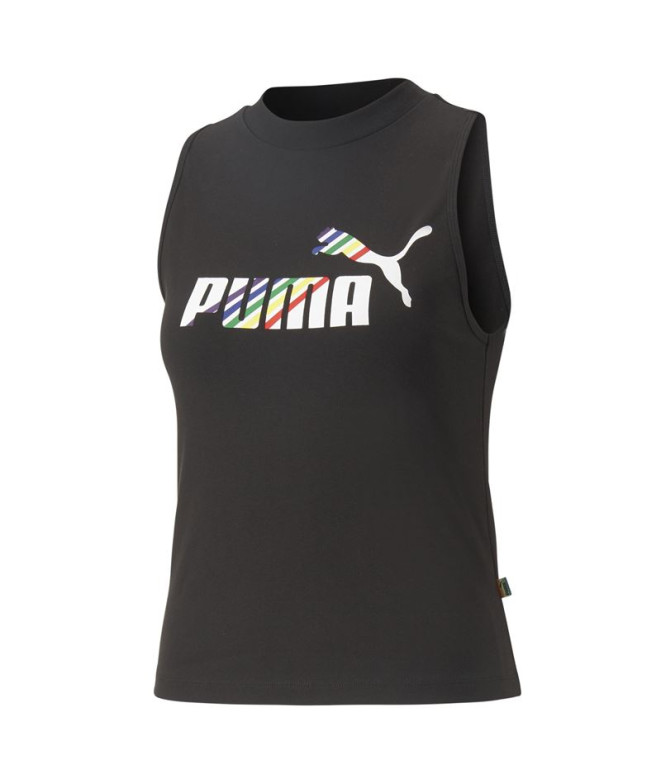 T-shirt feminina Puma Ess+ Love Is Love Sl Preto