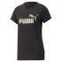 T-Shirt Puma Essentials+ Nova Shine para mulher Preto