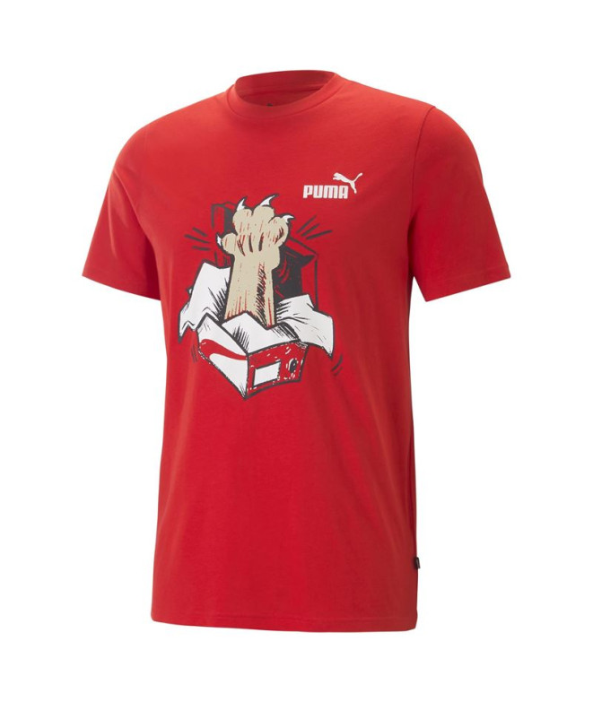 T-shirt Puma Graphics Sneaker For All Time Red