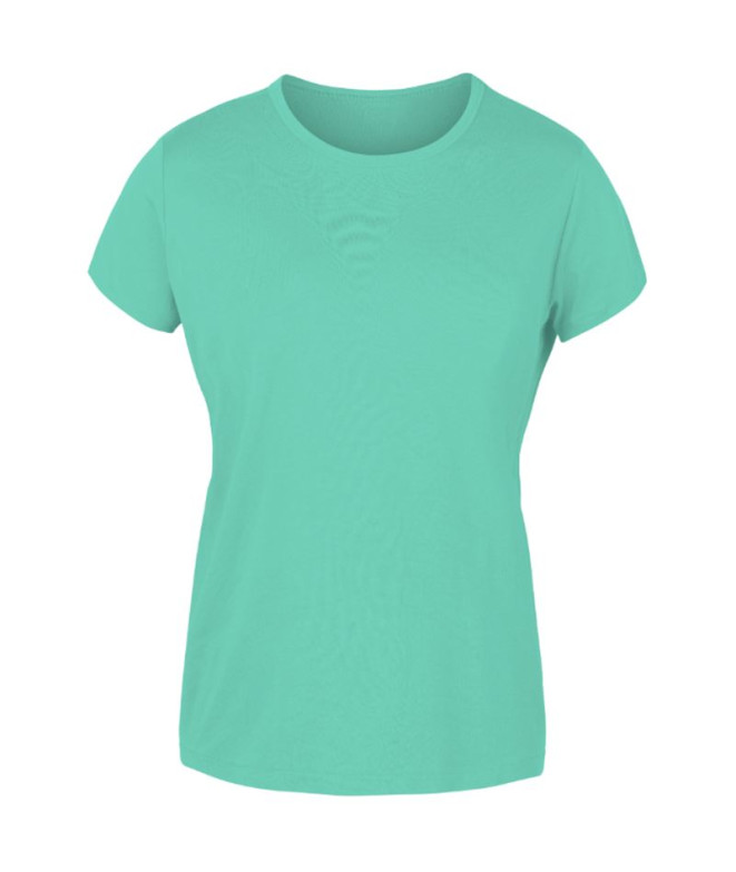 Camiseta de Montaña Joluvi Combed Cotton Menta Mujer
