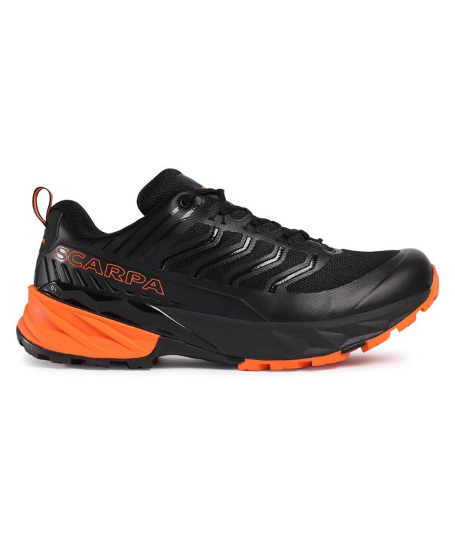 Chaussures de Trail Scarpa Rush Black-Orange Shc Free-D Homme